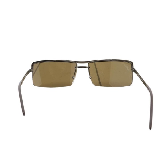 AUTHENTIC ⭐️ GUCCI authentic Vintage Designer Sunglasses Brown Rectangle - Picture 1 of 5